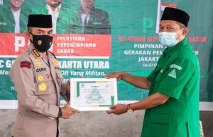 PC GP Ansor Jakut Beri Penghargaan ke Kapolres Jakarta Utara